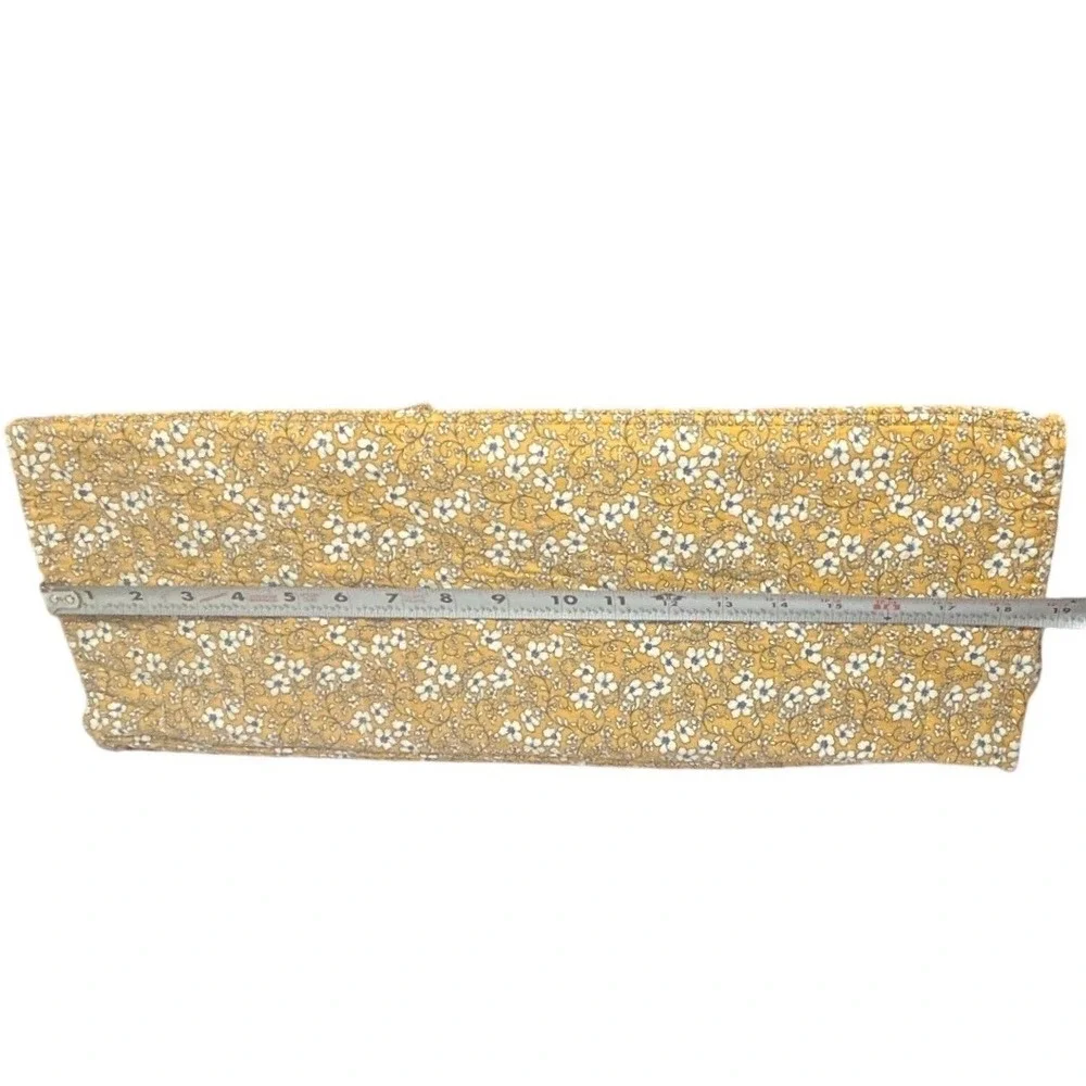 Matilda Jane Shay Quilted Tote Bag Yellow Floral Polka Dot Lined NWT